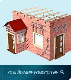 Zosilňovanie pomocou HV - statické zabezpečenie